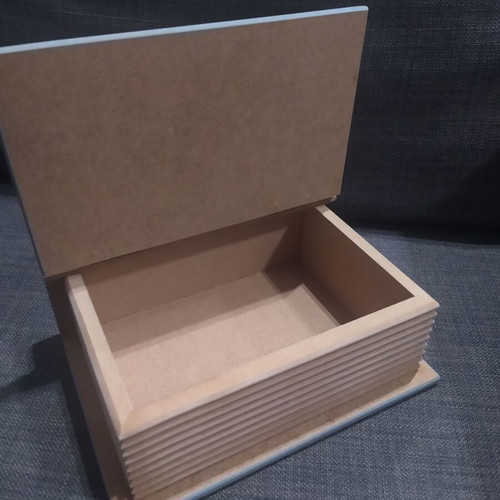 Handmade wooden storage box lion new