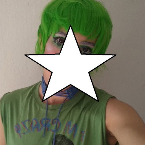 Anime πράσινη cosplay περούκα μεταχειρισμένη