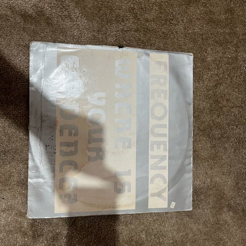 Frequency Where Is Your Evidence vinyl used with minor cover wear