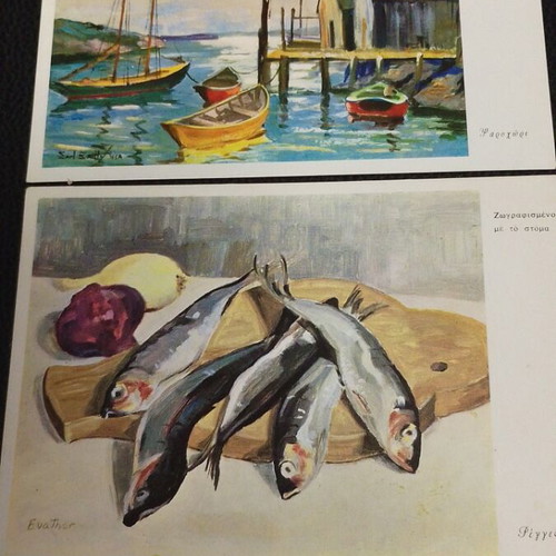 Vintage postcards pack of 8 from 1964 like new