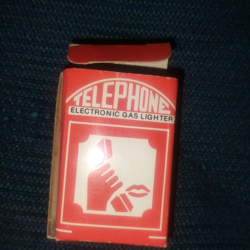Vintage telephone lighter like new with box