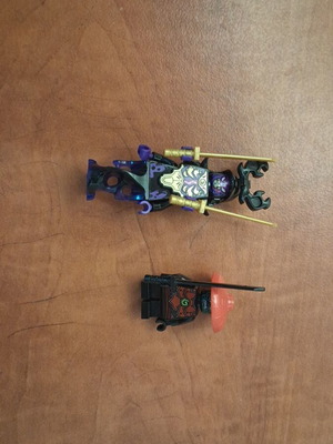 LEGO Ninjago Overlord (Crystallized) & Stone Army Warrior figures