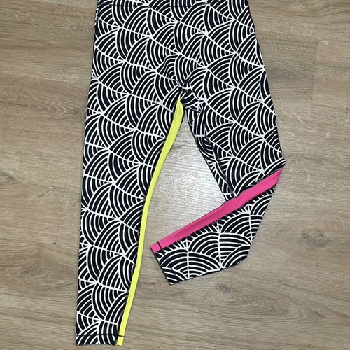 Puma leggings white and black size M