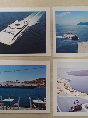 Καρτ ποσταλ Seajets καινούργιες, σετ 4 τεμαχίων
