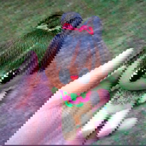 Винтидж Farmi Rubber Spring Doll употребявана, липсва едната ръка