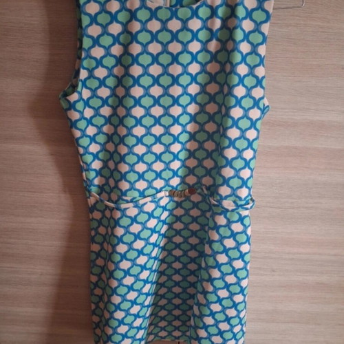Toi Moi dress like new, slim fit, blue turquoise, sizes M L