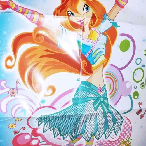 Winx Mega Poster Book used, set of 6 double-sided posters