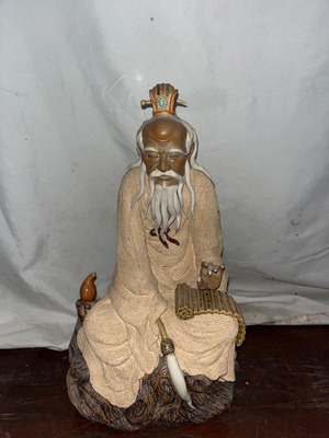Japanese Monk Handmade Ceramic Used