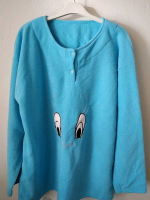 Women's pajama shirt used, size L