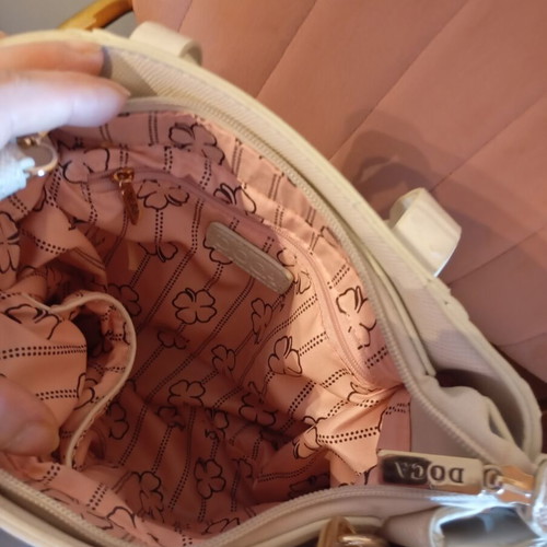 Doca crossbody bag like new, beige, summer style