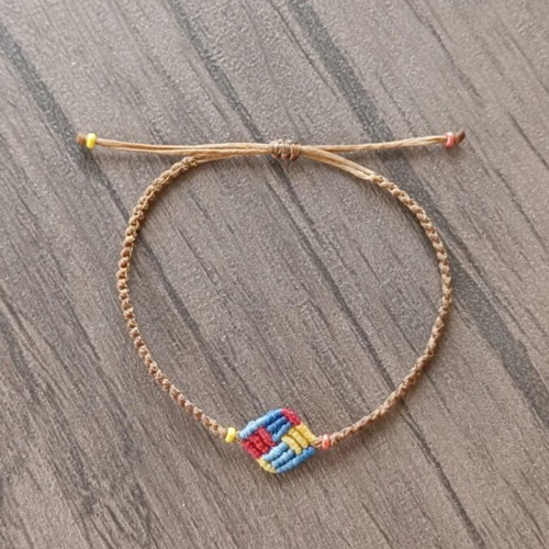 Macrame children's bracelet new, multicolor adjustable