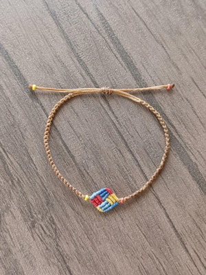 Macrame children's bracelet new, multicolor adjustable