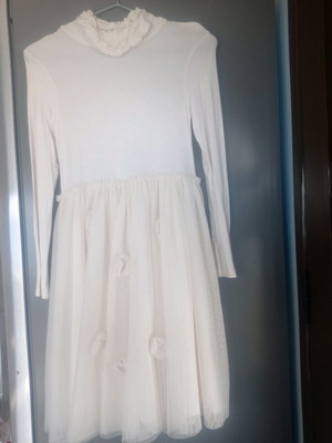 United Colors of Benetton children's dress 10-11 years 150cm used, white