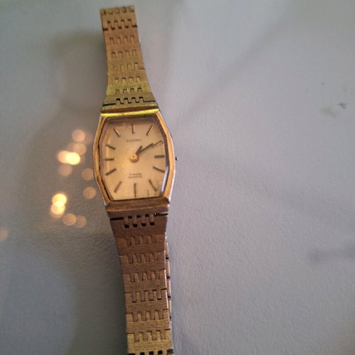 Gold-plated watch used, not working