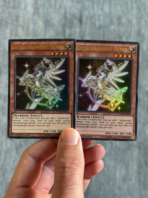 Yugioh Satellarknight Deneb used, set of 2 cards