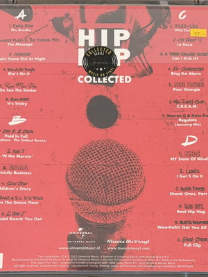 Hip Hop Collected vinyl record used