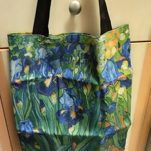 Irides Fabric Shoulder Bag new, blue multicolor