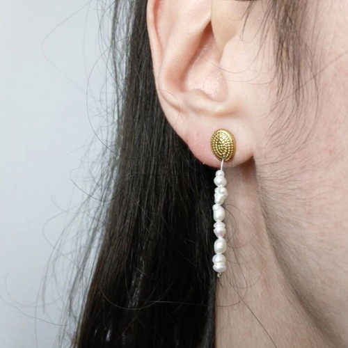 Handmade earrings and bracelet with twin/fish/aries charm, new