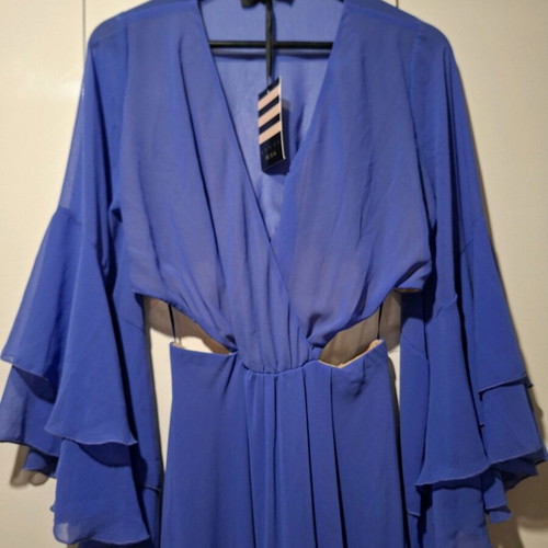 Lynne long dress new, blue and purple, size L