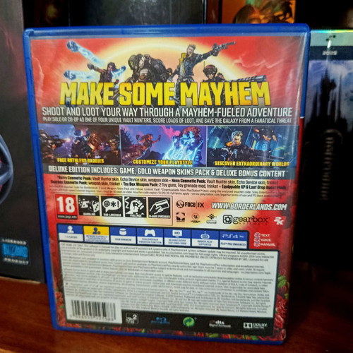 Borderlands 3 Deluxe Edition PS4 game like new, English version