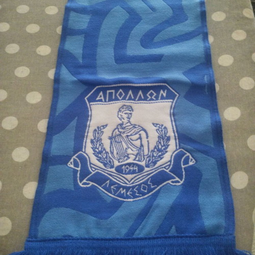 Apollon Limassol scarf new, official replica