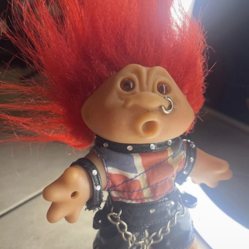 Vintage DAM Troll Punk Rocker 1986 used collectible
