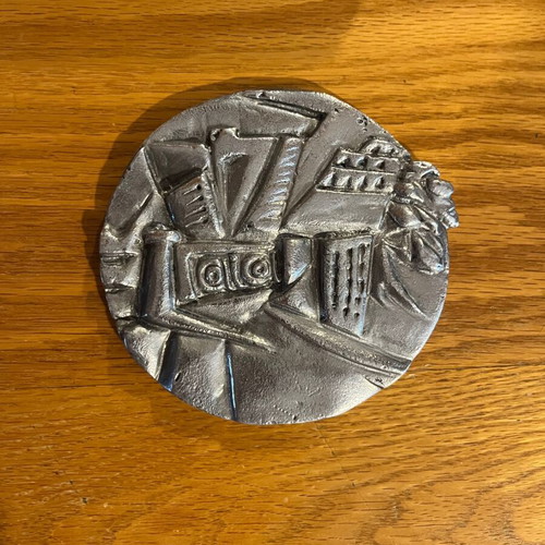 Metal decorative plaque Gaia like new