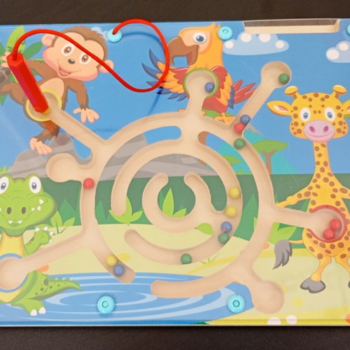 Wooden toy with magnet like new