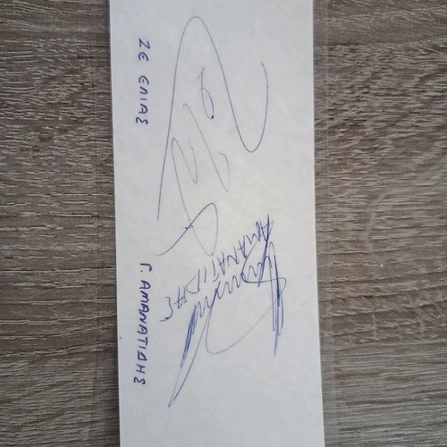 Olympiacos Autographs like new, authentic