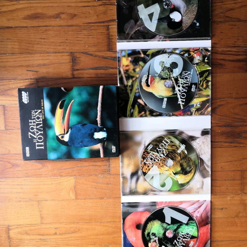 National Geographic 7-set used DVDs with animals and plants