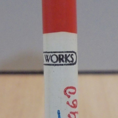 Bohemia Works old wooden pencil with airplanes new