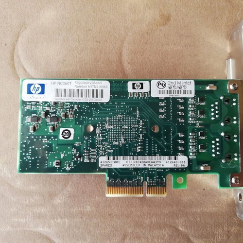 HP NC360T PCI Express Dual Port Gigabit Server Adapter used