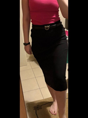 H&M black skirt new, size M 38 10 without belt