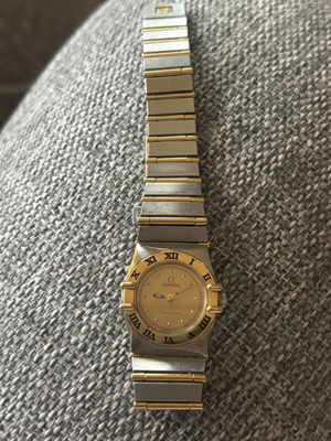 Omega Constellation wristwatch like new, two-tone steel and gold