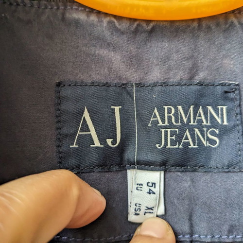 Armani Jeans jacket used, blue, size XL