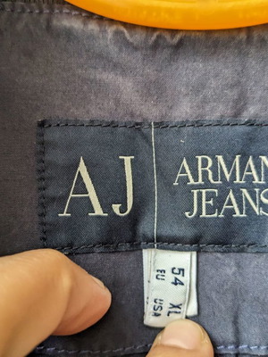 Armani Jeans jacket used, blue, size XL