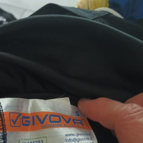 Givova Iraklio football kit like new, black