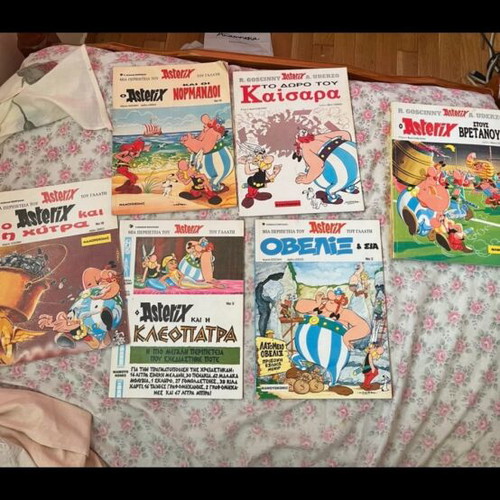 Lucky Luke and Asterix comic books, set of 10