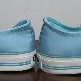 Celdes sneakers new, size 37, blue with artistic design