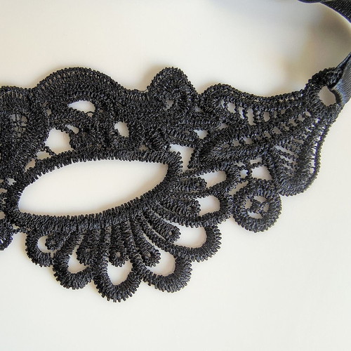 Lace Face Mask for Halloween & Party, Venetian Style
