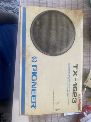 Pioneer TX-1623 16cm 3-Way Vintage Speakers New Old Stock from Japan