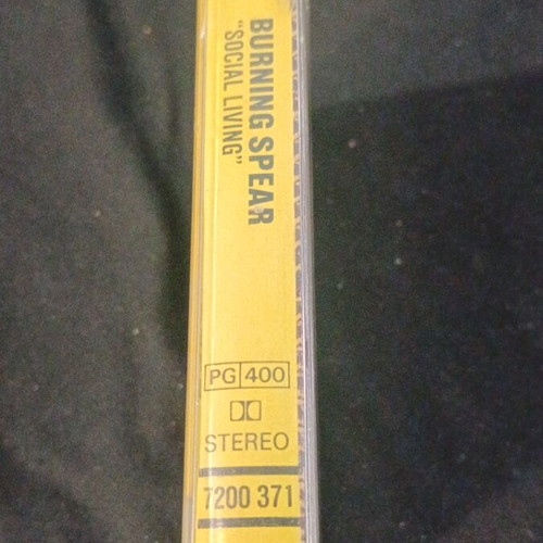 Burning Spear Social Living cassette tape used, reggae