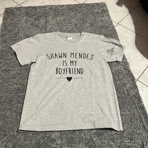 Shawn Mendes women's T-shirt new, size small, gray