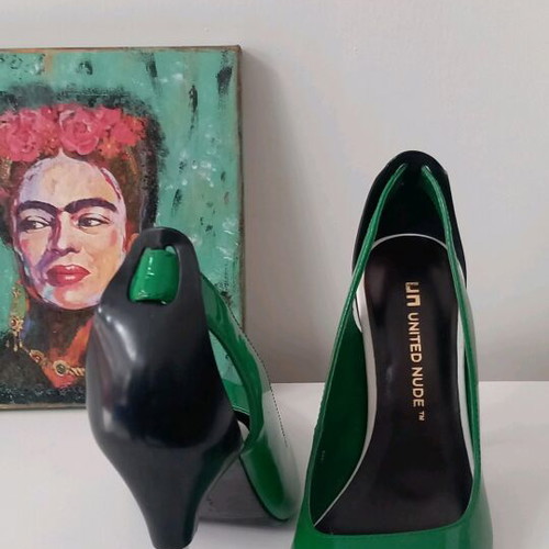 United Nude pumps like new, size 36, black and green