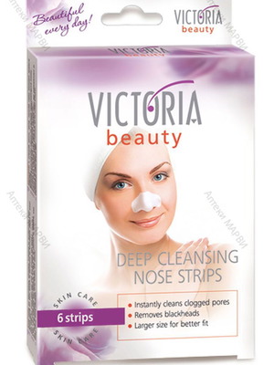 Victoria Beauty Deep Cleansing Nose Strips new, 6 pcs