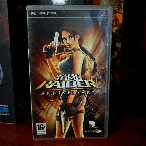 Tomb Raider Anniversary PSP game used, English version