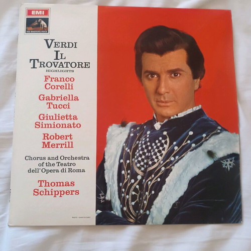 Vinyl record Verdi Il Trovatore highlights like new