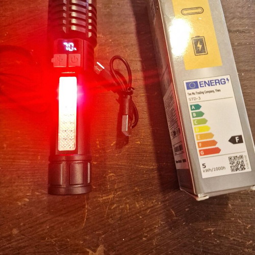 Led rechargeable flashlight new