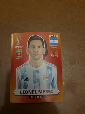 Αυτοκόλλητο Messi FIFA World Cup Qatar 2022 καινούργιο