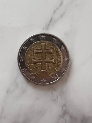 Αναμνηστικό νόμισμα 2€ 2011 Σλοβακίας μεταχειρισμένο, 20ή επέτειος Βίζεγκραντ